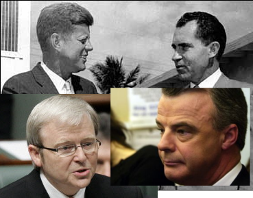 Kevin Rudd and Brendon Nelson, Kennedy and Nixon